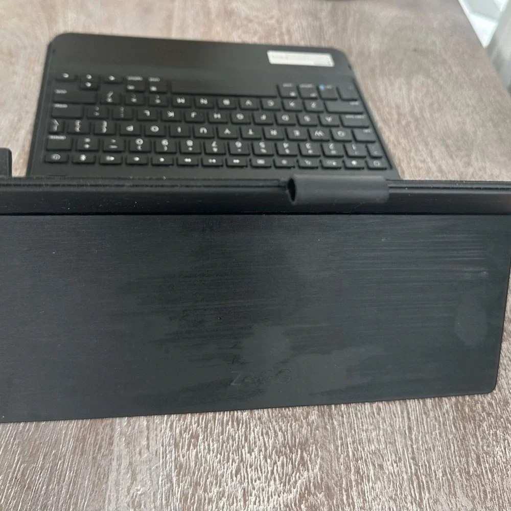 Sleek Black Tablet Keyboard Case